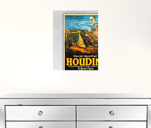 Master Mystifier Houdini Vintage Magic Unframed Print Wall Art