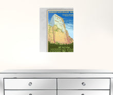 36" x 48" Zion National Park c1938 Vintage Travel Poster Wall Art