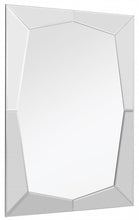 36" Mirrored Rectangle Accent Mirror Wall Mounted With Glass Frame