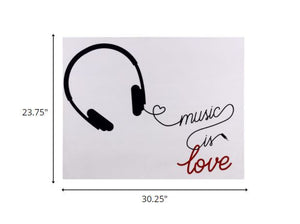 Music Is Love Wall Art