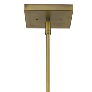 Loft 3-Light Brass Pendant