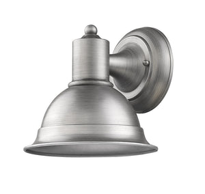 Brushed Silver Aluminum Wall Sconce