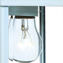 White Hanging Glass Lantern Wall Light