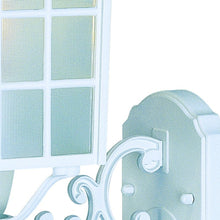 White Window Pane Lantern Wall Sconce