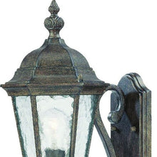 One Light Antique Black Carousel Lantern Wall Light