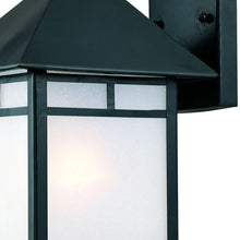 Matte Black Frosted Glass Lantern Wall Light