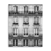 20" x 16" Balcony View Black and White Photo Real Canvas Wall Art - Buy JJ's Stuff