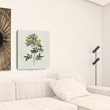 Singular Yellow Blossom Branch Unframed Print Wall Art