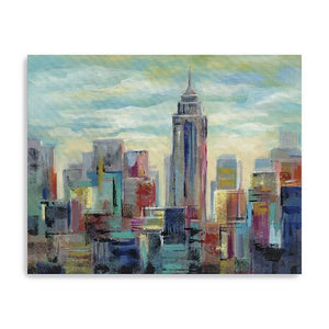20" x 16" Vibrant NYC Skyline Canvas Wall Art - Buy JJ's Stuff