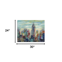 20" x 16" Vibrant NYC Skyline Canvas Wall Art - Buy JJ's Stuff