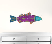 Rustic Purple Whimsy The Fish Wall Art