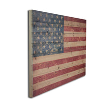 Striking Usa Flag Unframed Graphic Wall Art