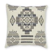 20" Ultra Soft Light Gray Southwest Handmade Pillow Cover