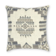 16" Ultra Soft Light Gray Southwest Handmade Pillow Cover
