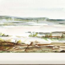 Overcast Wetland Ii Framed Art Silver Picture Frame Print Wall Art