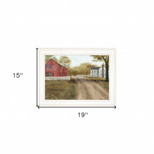 Summer In The Country 1 White Framed Print Wall Art