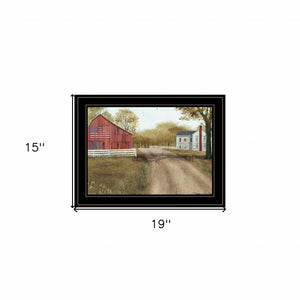 Summer In The Country 2 Black Framed Print Wall Art