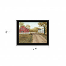 Summer In The Country 4 Black Framed Print Wall Art