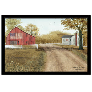 Summer In The Country 6 Black Framed Print Wall Art