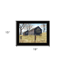 Treat Yourself Mail Pouch Barn 2 Black Framed Print Wall Art