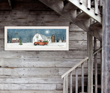 Winter On The Farm 3 White Framed Print Wall Art