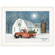 Wintry Weather 2 White Framed Print Wall Art