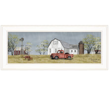 Spring On The Farm 1 White Framed Print Wall Art