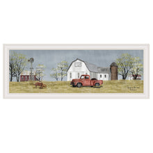 Spring On The Farm 3 White Framed Print Wall Art