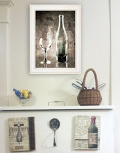 Moody Gray Wine Glass Still Life 1 White Framed Print Wall Art - Buy JJ's Stuff