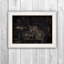 Motor Bike Patent I 3 White Framed Print Wall Art - Buy JJ's Stuff