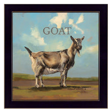 Gracey The Goat Black Framed Print Wall Art - Buy JJ's Stuff