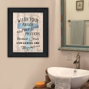 Bathroom Humor 2 Black Framed Print Wall Art - Buy JJ's Stuff