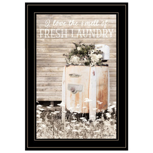 Fresh Laundry 2 Black Framed Print Wall Art - Buy JJ's Stuff