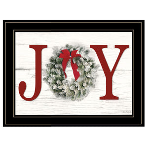 Christmas Joy 5 Black Framed Print Wall Art - Buy JJ's Stuff