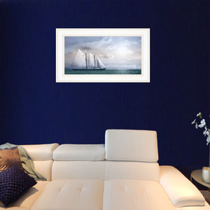 Adventure On The Seas 1 White Framed Print Wall Art - Buy JJ's Stuff