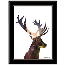 Deer In The Forest 2 Black Framed Print Wall Art - Buy JJ's Stuff