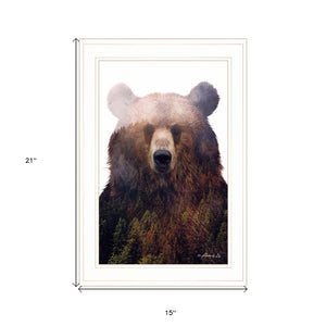 King Of The Forest 3 White Framed Print Wall Art - Buy JJ's Stuff