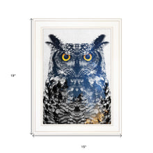 Night Owl 2 White Framed Print Wall Art - Buy JJ's Stuff