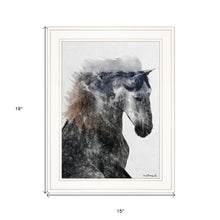 Proud Stallion 1 White Framed Print Wall Art - Buy JJ's Stuff