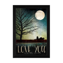 Love You Farm Black Framed Print Wall Art - Buy JJ's Stuff