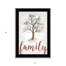 Family Tree 2 Black Framed Print Wall Art - Buy JJ's Stuff