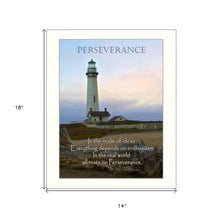 Perseverance 3 White Framed Print Wall Art - Buy JJ's Stuff