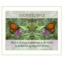 Significance 4 White Framed Print Wall Art