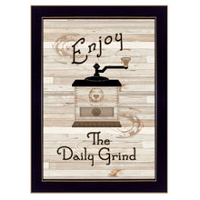 The Daily Grind 3 Black Framed Print Wall Art