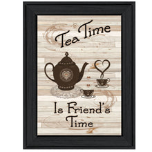 Tea Time 2 Black Framed Print Wall Art