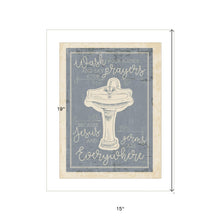 Wash Your Hands 5 White Framed Print Wall Art