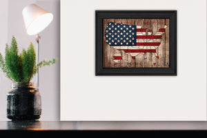 America The Beautiful Black Framed Print Wall Art - Buy JJ's Stuff