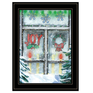 Christmas Joy 2 Black Framed Print Wall Art - Buy JJ's Stuff