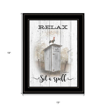 Relax Sit A Spell 2 Black Framed Print Wall Art - Buy JJ's Stuff