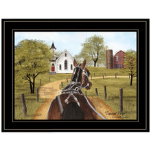 Amish On Sunday Drive 2 Black Framed Print Wall Art - Buy JJ's Stuff